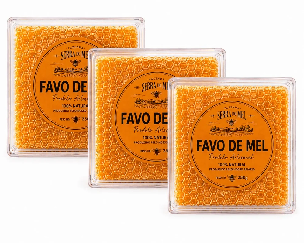 Kit 3 Favos de Mel
