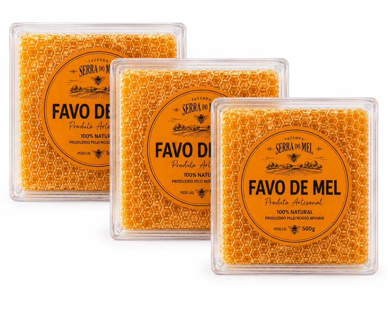 Kit 3 Favos de Mel